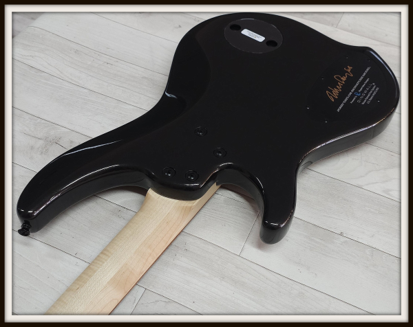 Dingwall JT3 John Taylor 4-String, Metallic Black, Signature